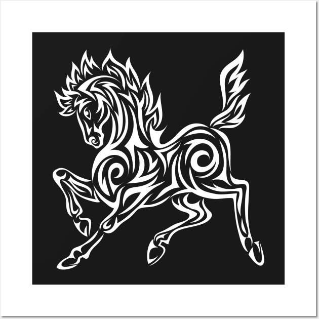 Beauty Horse Tribal Wall Art by AVEandLIA